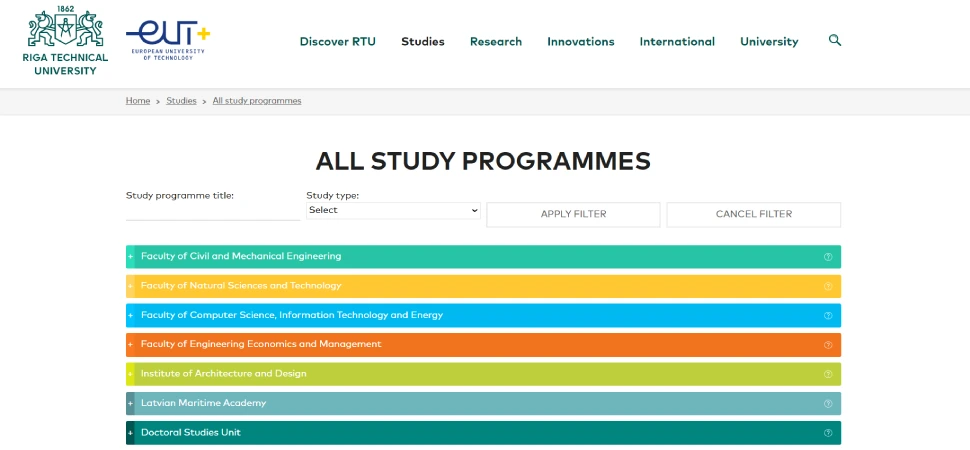 Riga Technical University: A Review