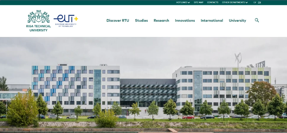 Riga Technical University: Website Review